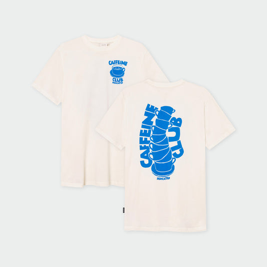 T-shirt STOCKHOLM Caffeine Club - Blanc