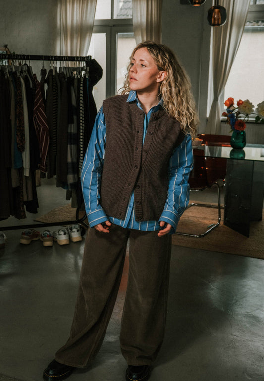 Gilet sans manche GOJI - Brun