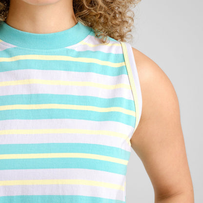 Tank top NAMSOS - rétro ligné multicolors