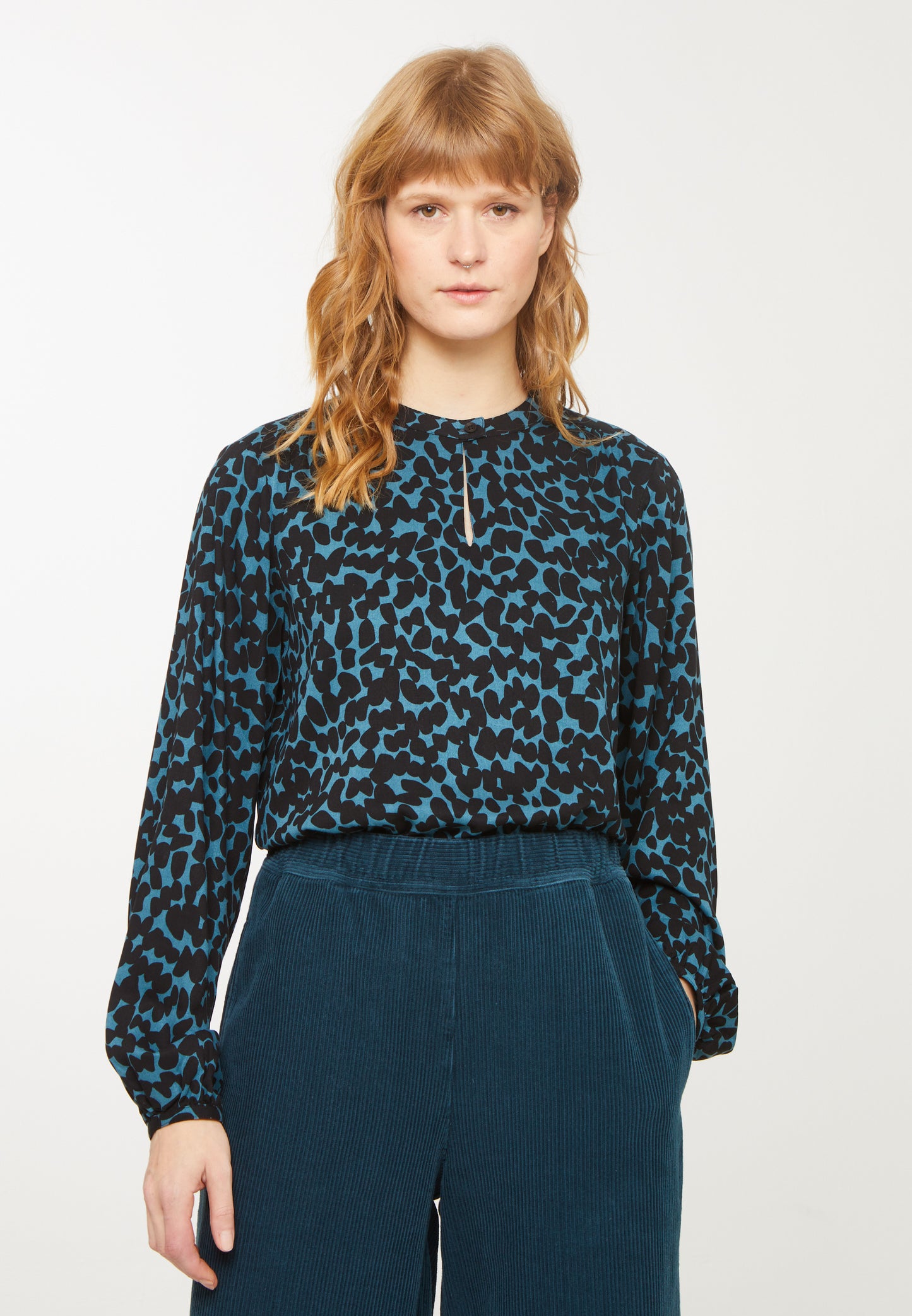 Blouse CARAMBOLA JUMBLE lake blue