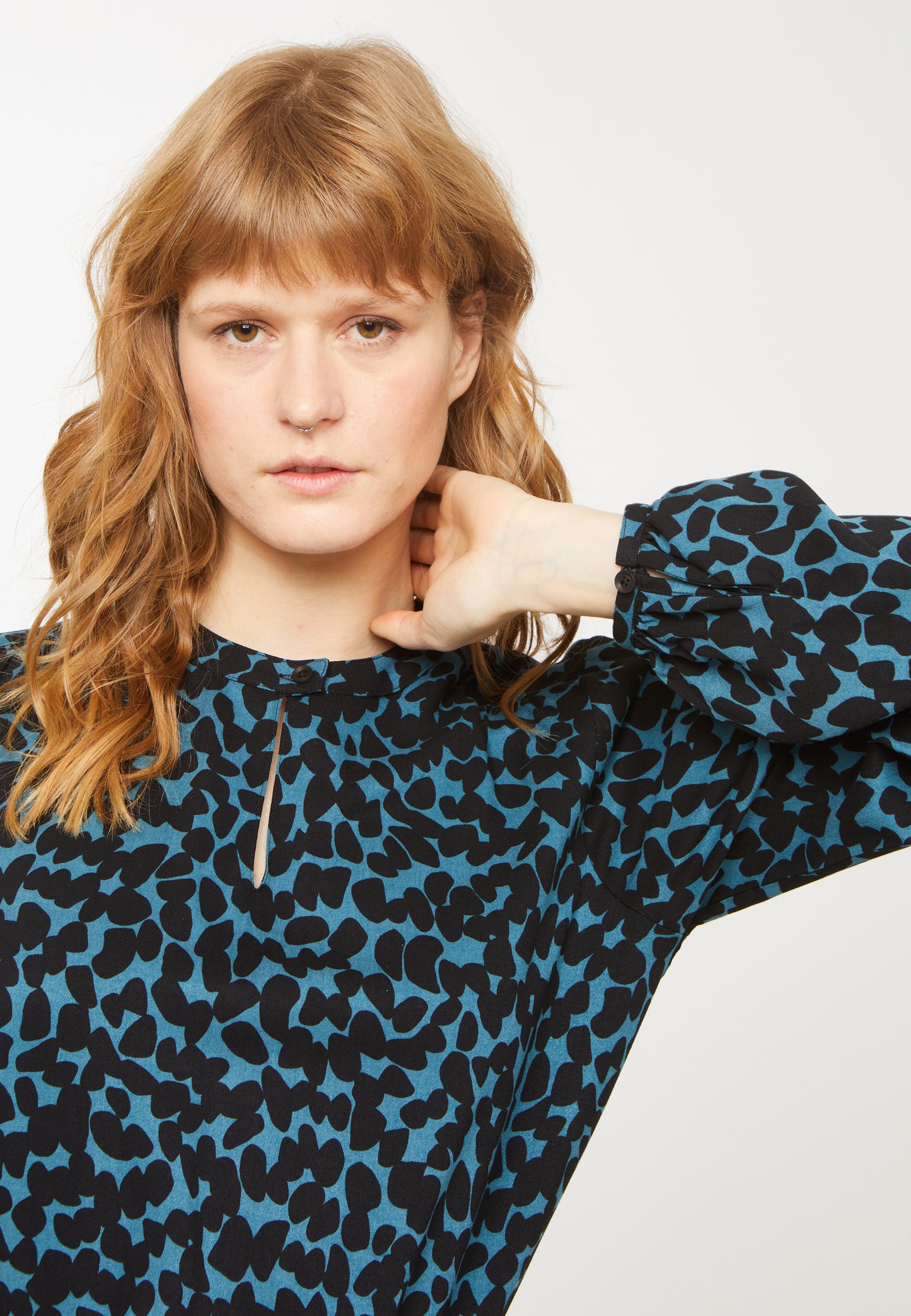 Blouse CARAMBOLA JUMBLE lake blue