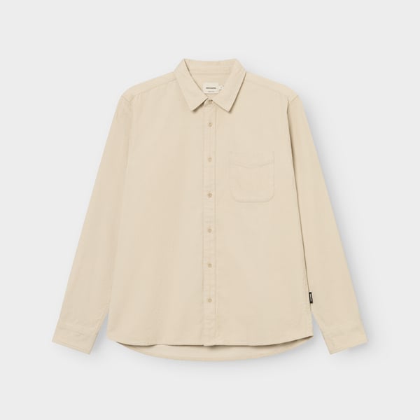 Chemise VARBERG en velours côtelé - écru