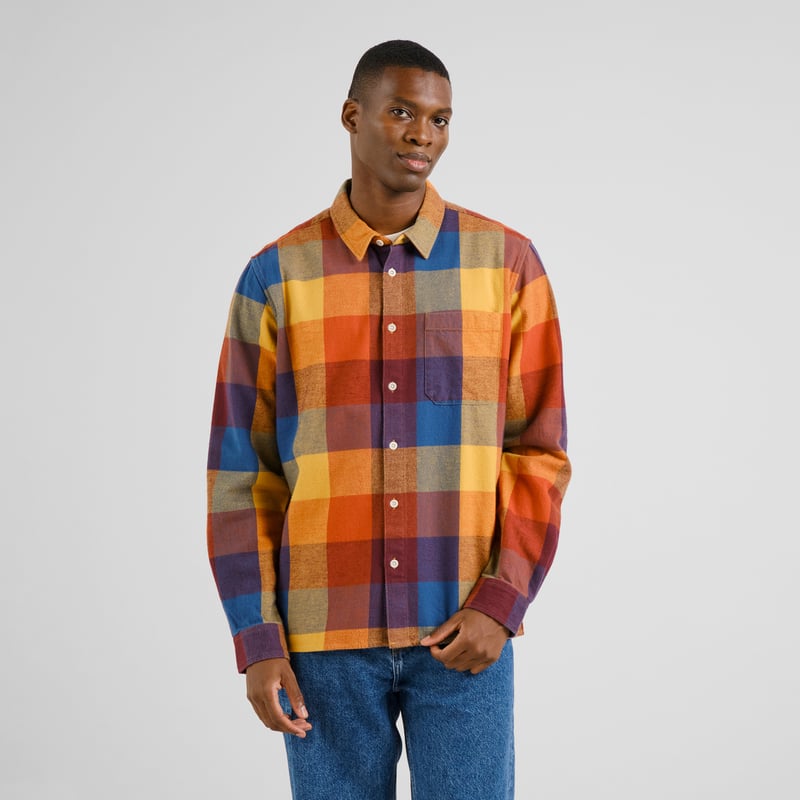 Chemise RUTE flannel à carreaux - multicolors