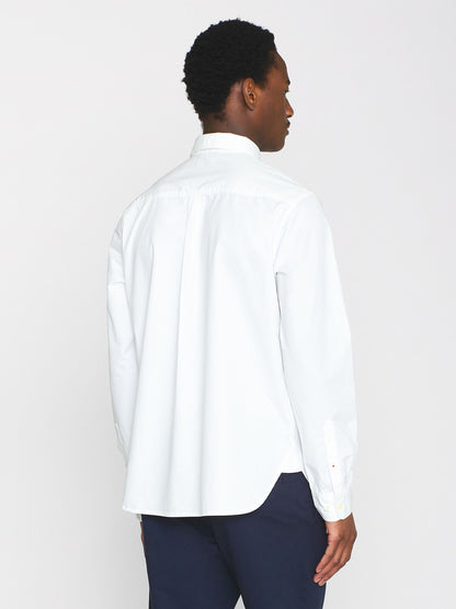 Chemise classique en coton blanc