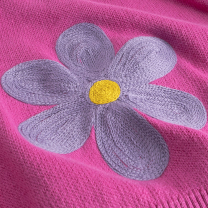 Cardigan KANAN fleurs - fushia