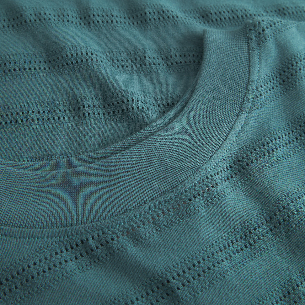 Tank top NAMSOS ajouré - Vert émeraude