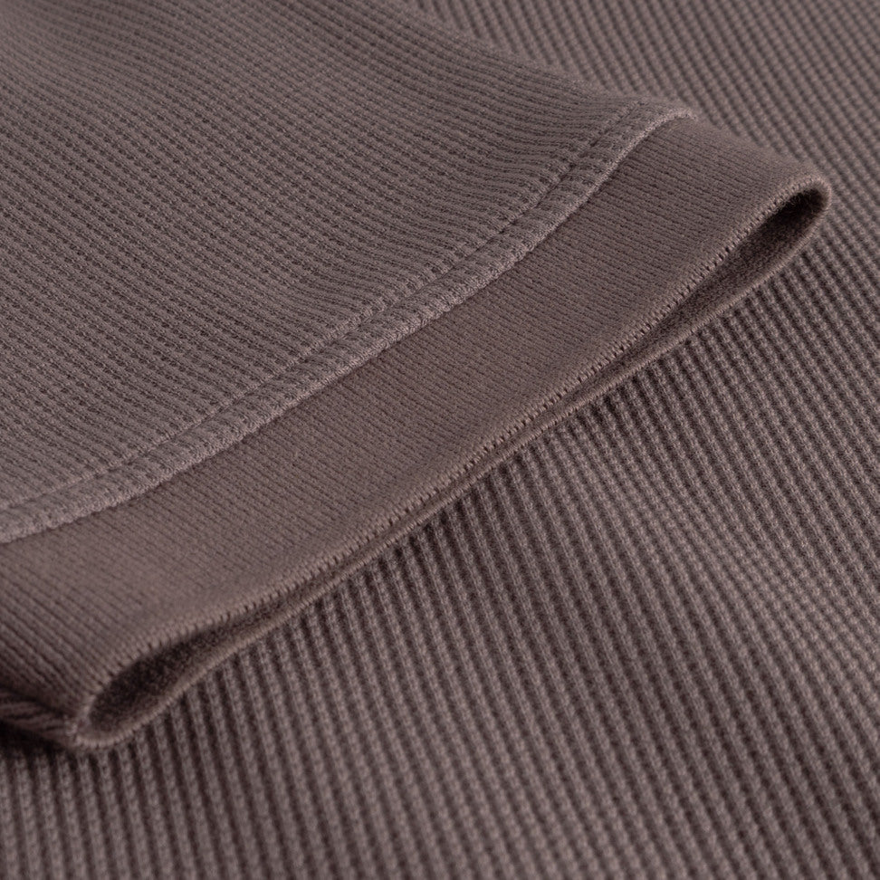 Polo NYKIL waffle Sparrow - Brown