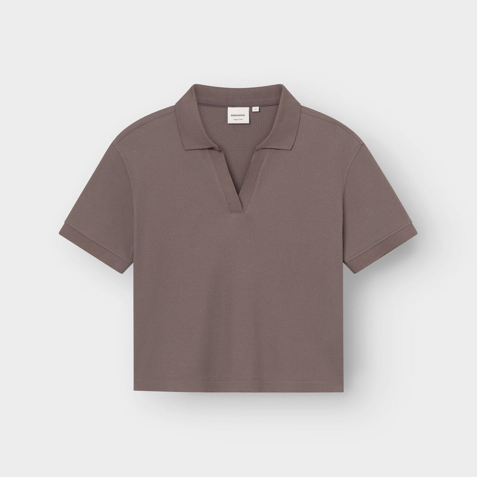 Polo NYKIL waffle Sparrow - Brown