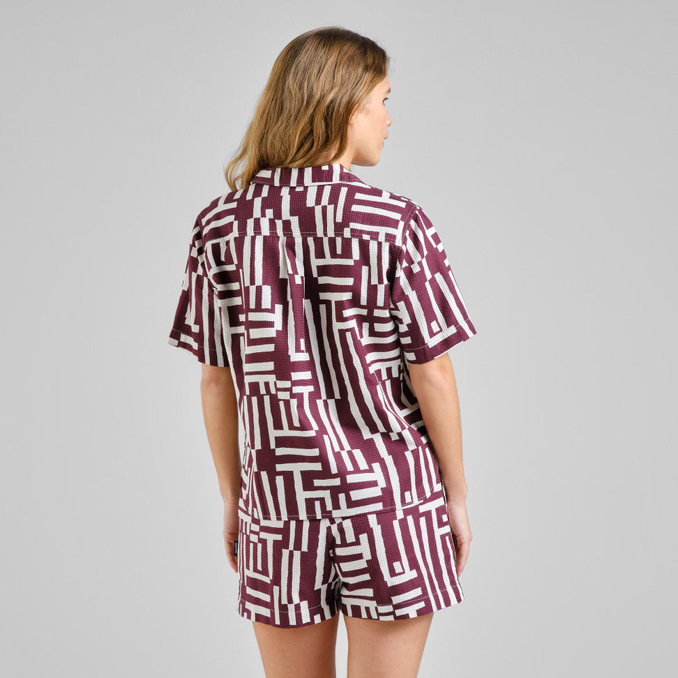 Chemise TORUP à motifs - Fig red