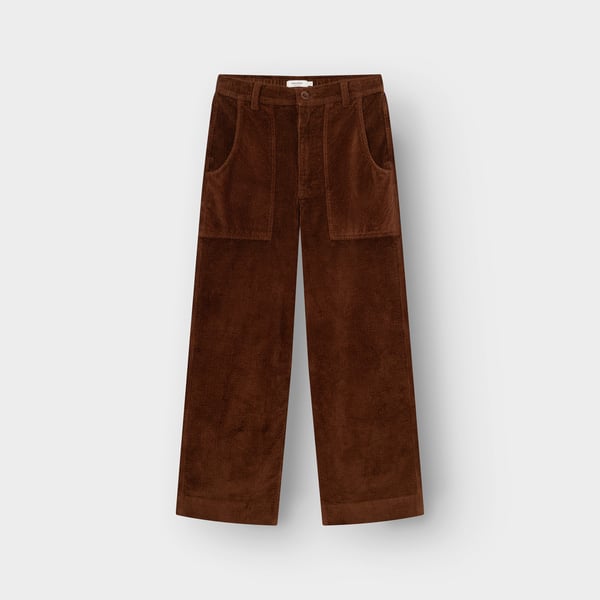 Pantalon VARA en velours - Cappucccino