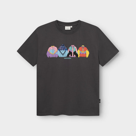 T-shirt STOCKHOLM "I'am Fashion" - charbon