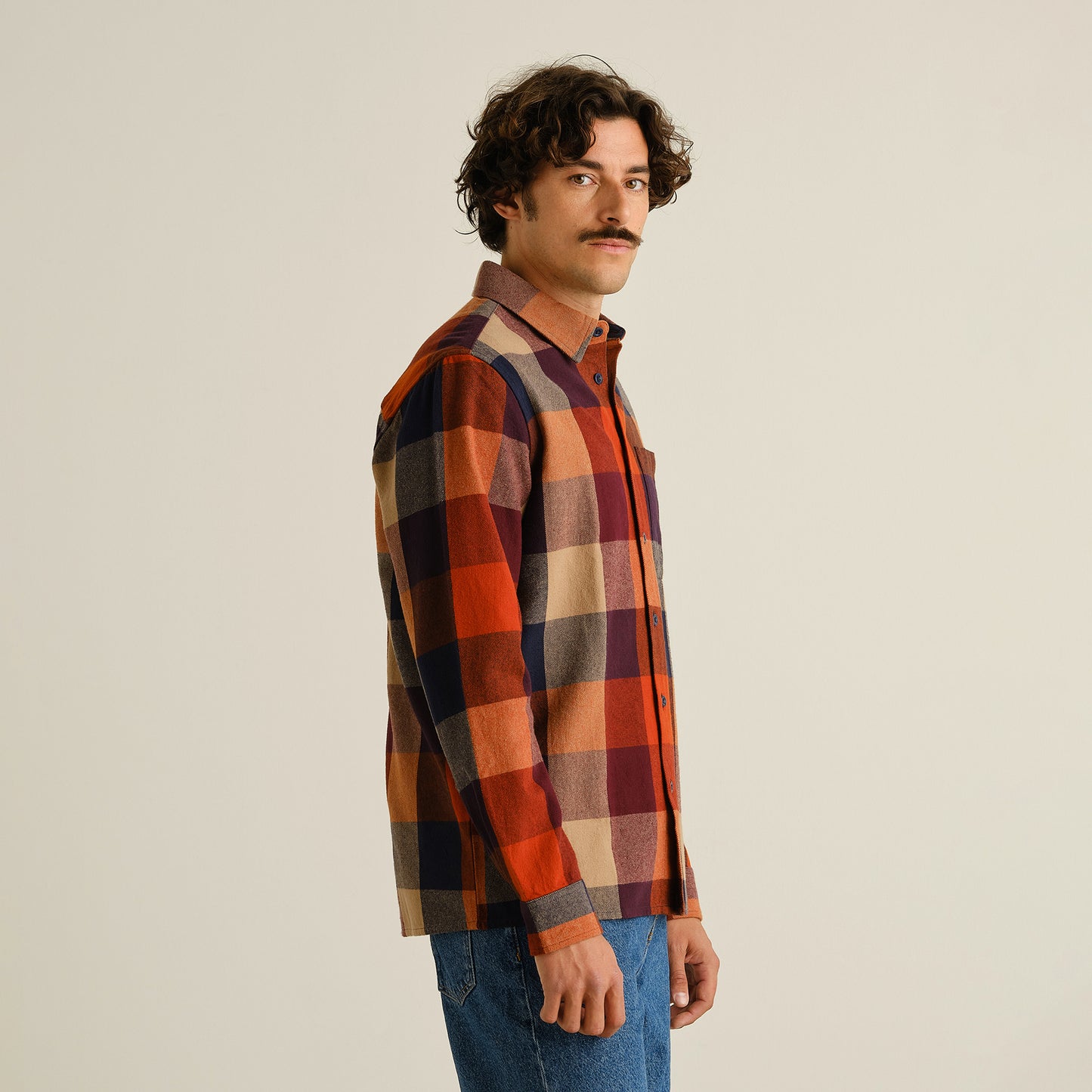 Chemise RUTE en flannel - Carreaux