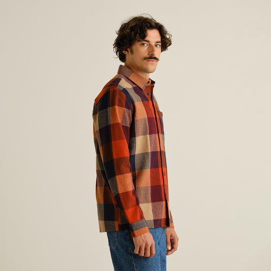 Chemise RUTE en flannel - Carreaux