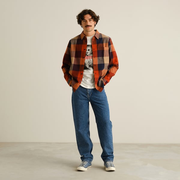 Chemise RUTE en flannel - Carreaux