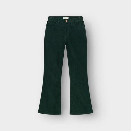 Pantalon RYDA en velours côtelé - Vert sapin