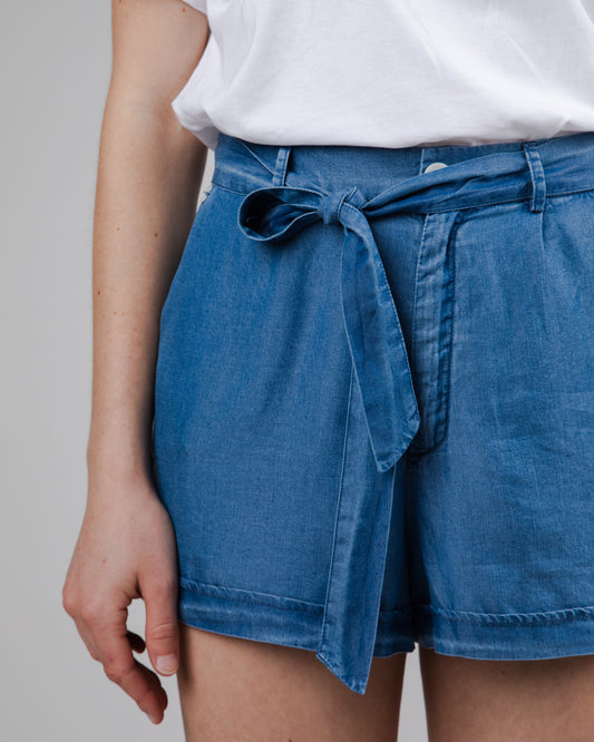 Short à ceinture Indigo
