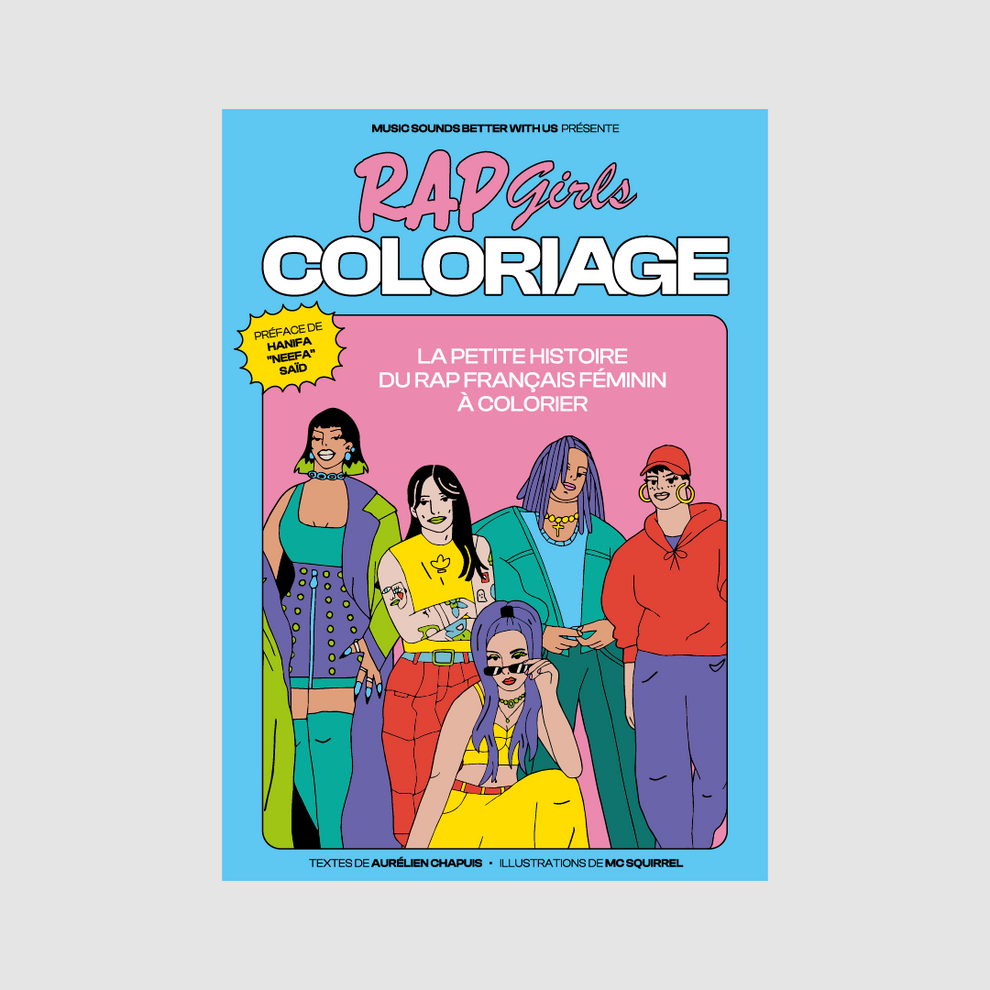 Rap Girls coloriage - Music Sounds Better With Us