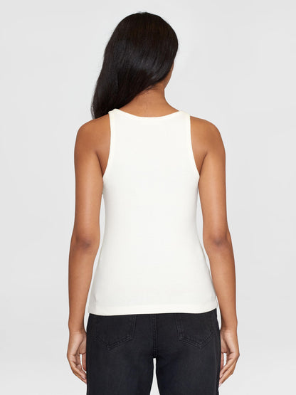 Top RACER rib - blanc