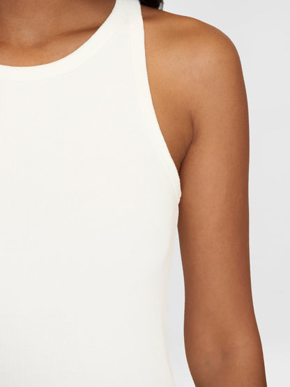 Top RACER rib - blanc