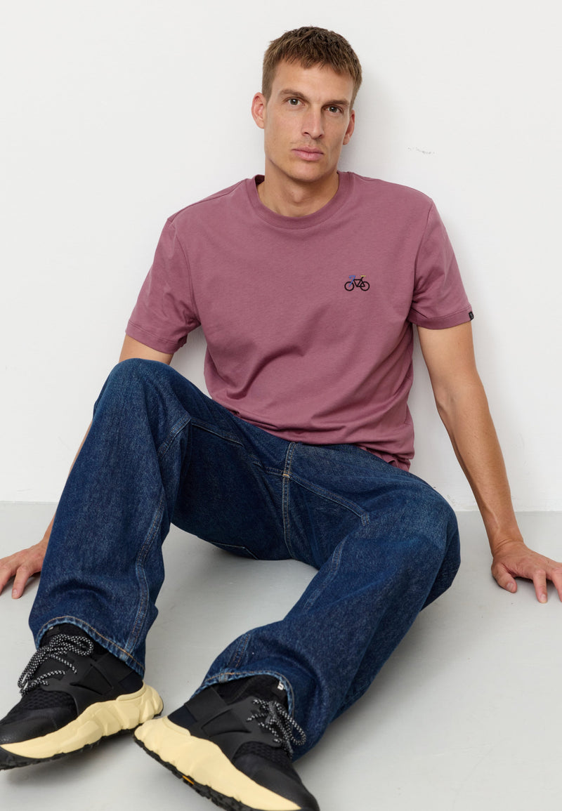 T-shirt AGAVE bike - prune