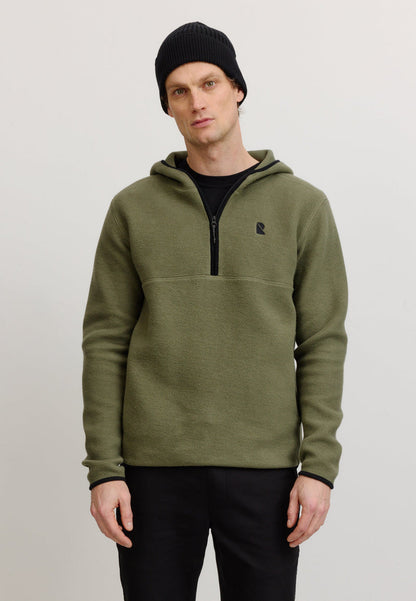 Sweat / Polaire CAIMITO mi-zippé - Vert