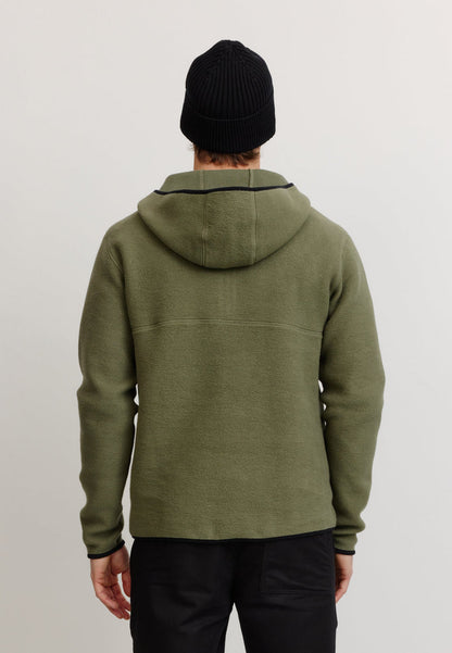 Sweat / Polaire CAIMITO mi-zippé - Vert