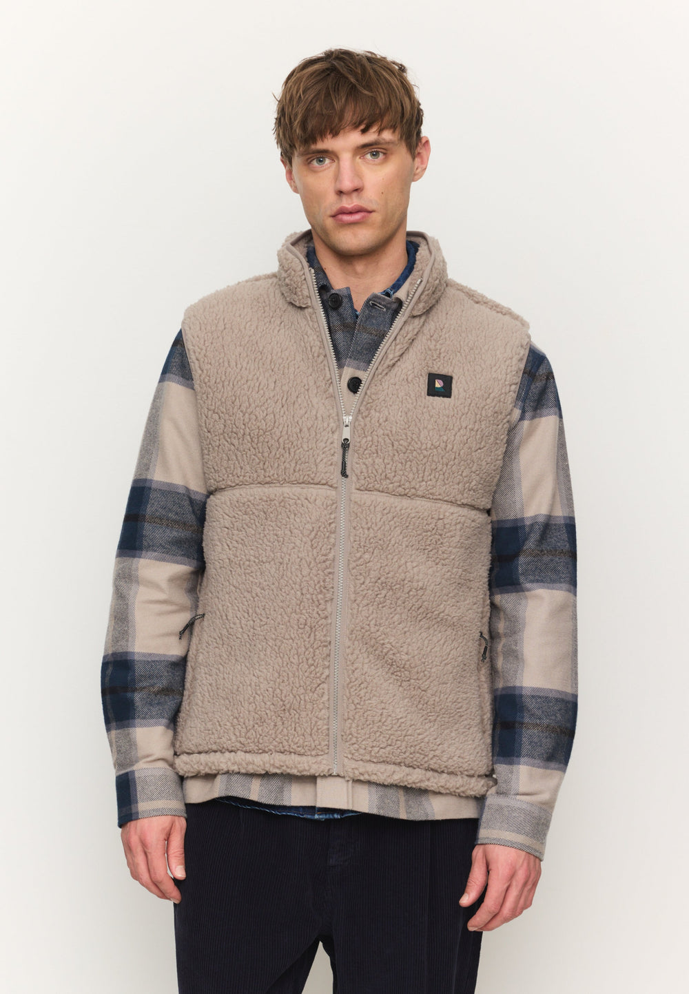 Veste teddy sans manche TEASEL - 2 coloris disponibles