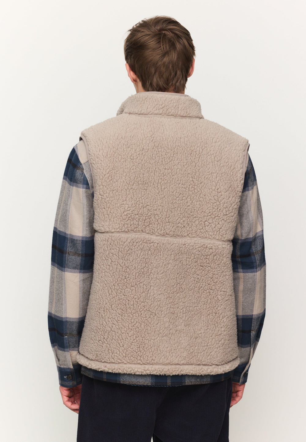 Veste teddy sans manche TEASEL - 2 coloris disponibles