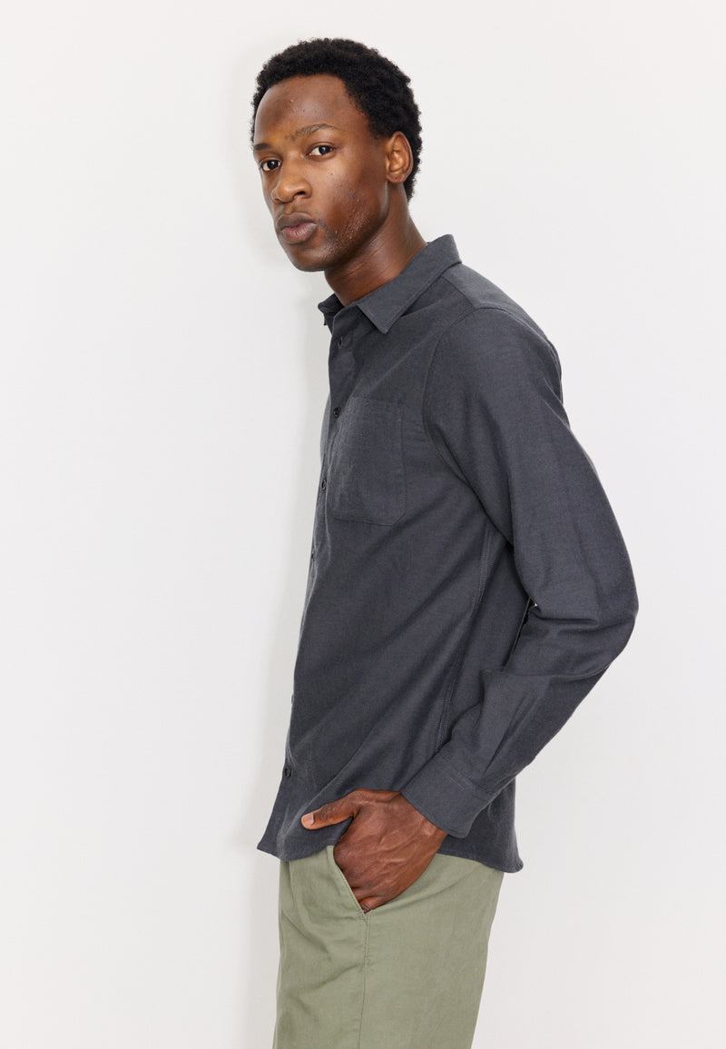 Chemise flanelle LENTIL - Dark grey