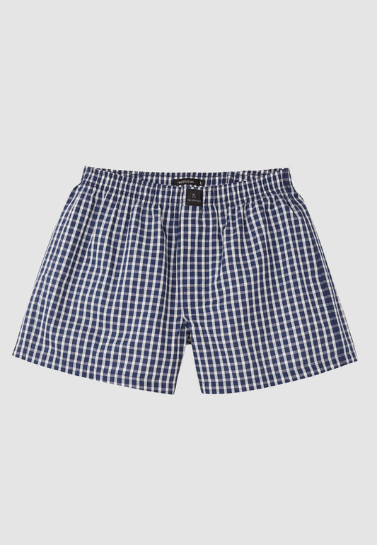 Caleçon américain AMARGO check - gris foncé