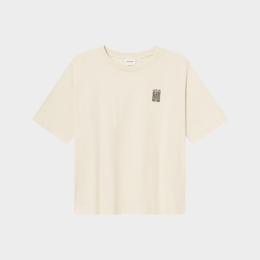 T-shirt Vadstena broderie florale poitrine