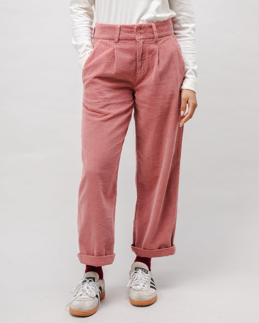 Pantalon velours rose