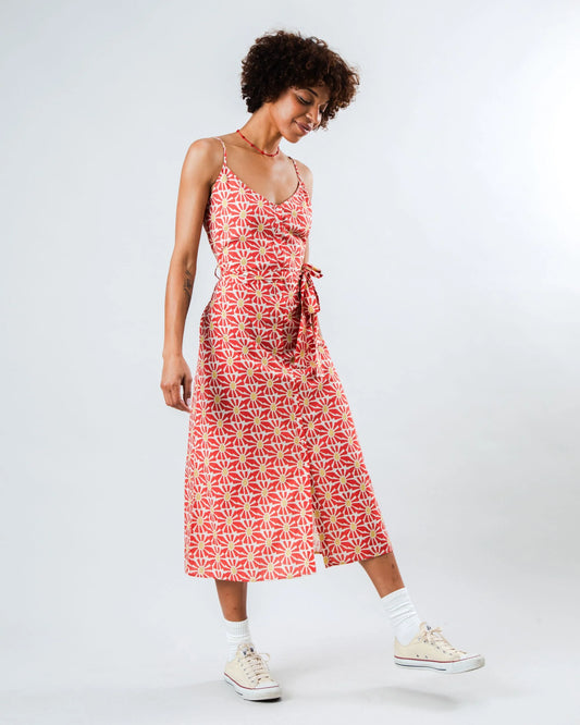 Robe longue MARISOL - rouge