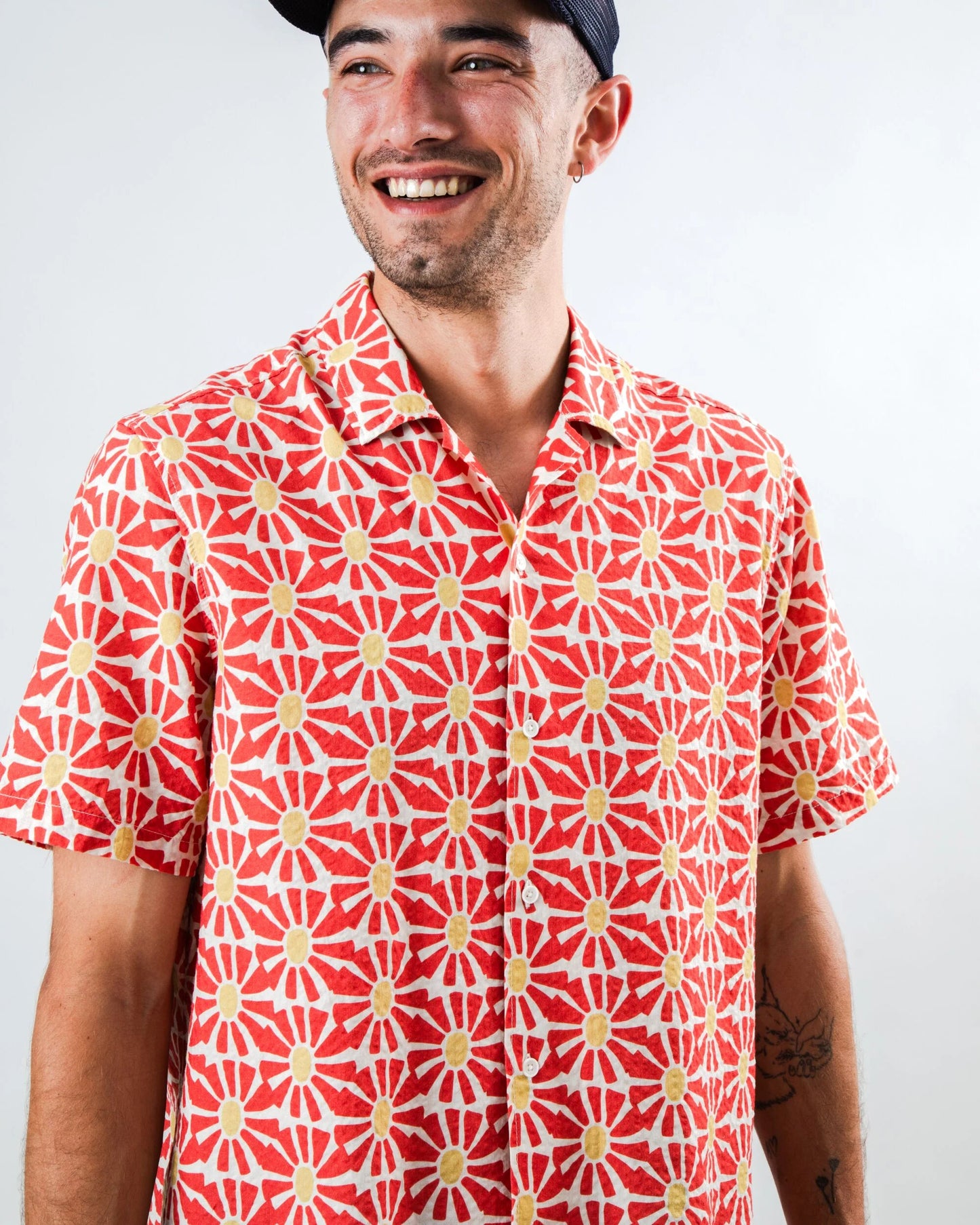 Chemise MARISOL ALOHA rouge