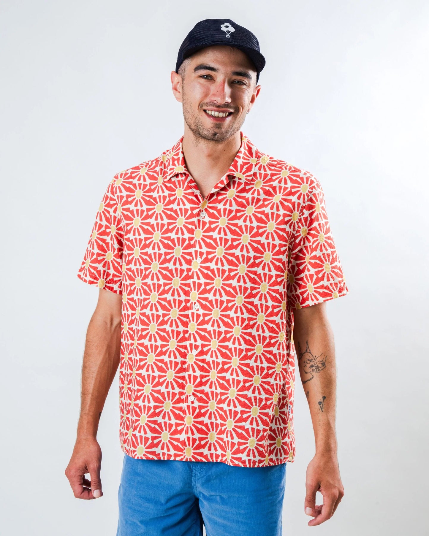 Chemise MARISOL ALOHA rouge