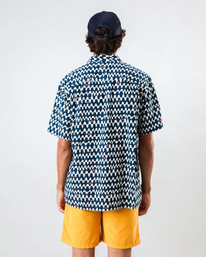 Chemise SUNSET ALOHA marine