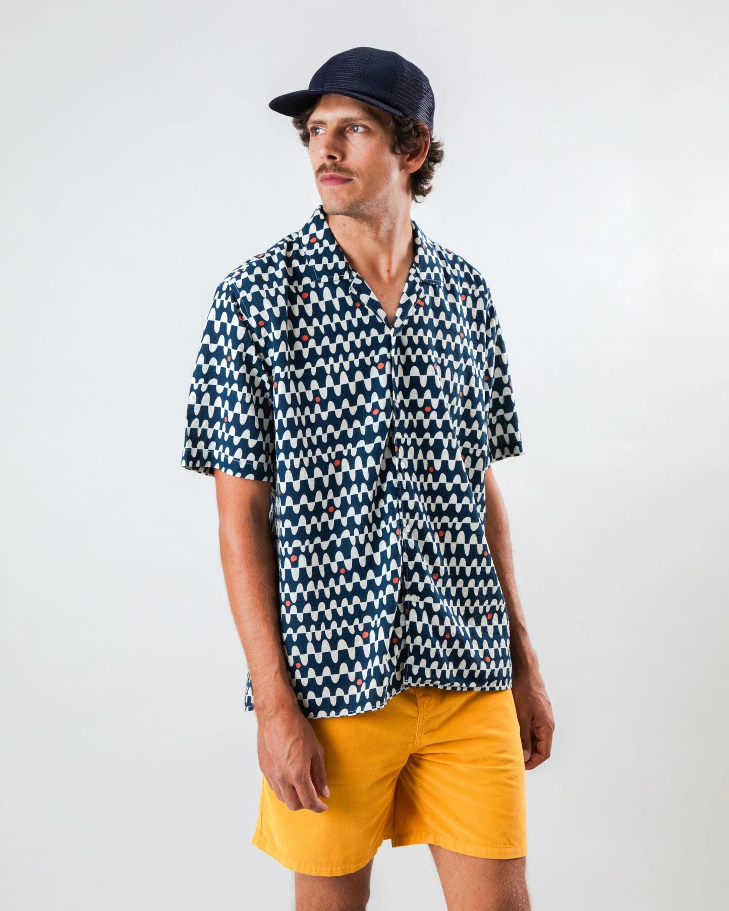 Chemise SUNSET ALOHA marine