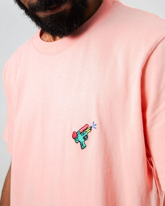 T-shirt watergun - rose