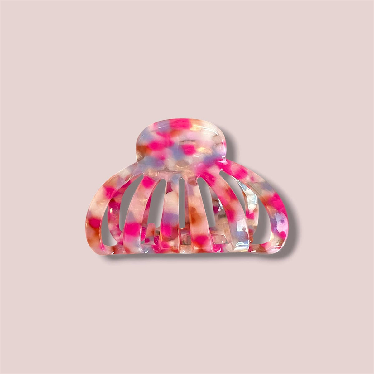 Pince méduse MM - Moucheté rose