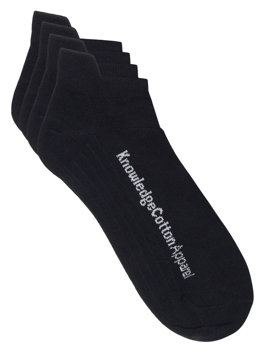 2-pack chaussettes basses noires