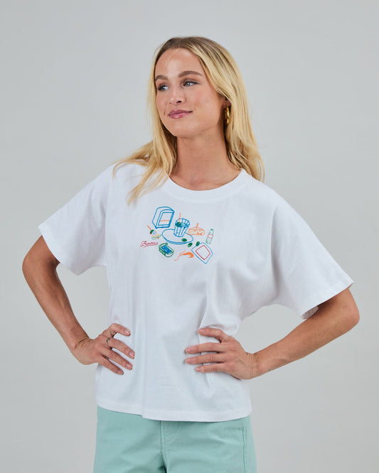 T-shirt CHIRINGUITO femme - Blanc
