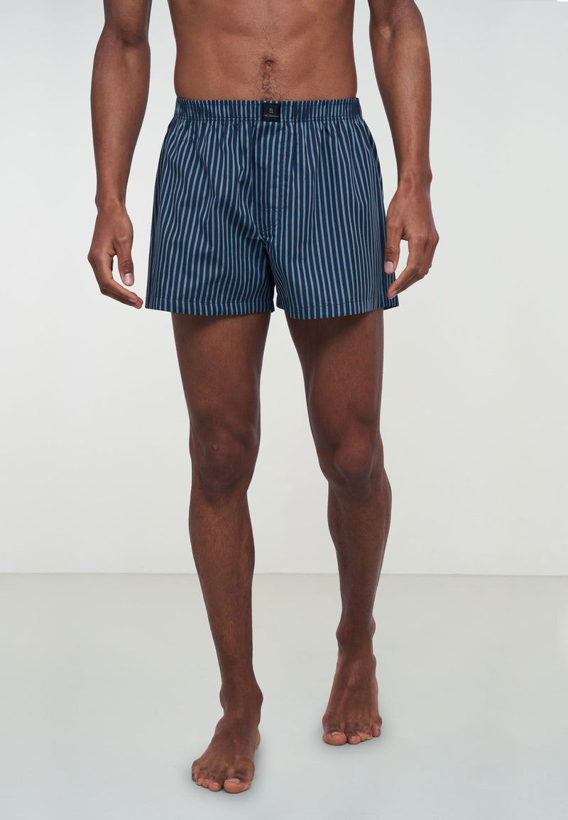 Caleçon américain AMARGO stripes - bleu marine