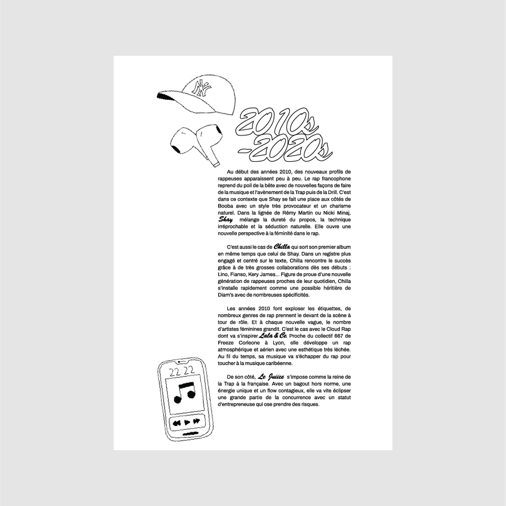 Rap Girls coloriage - Music Sounds Better With Us