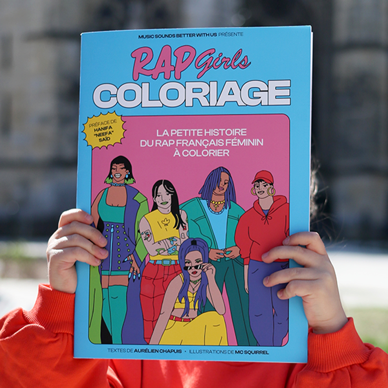 Rap Girls coloriage - Music Sounds Better With Us
