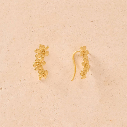Boucles d'oreilles Rosaria | Bijoux en or, cadeau imperméable