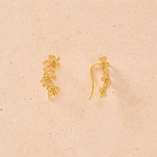 Boucles d'oreilles Rosaria | Bijoux en or, cadeau imperméable