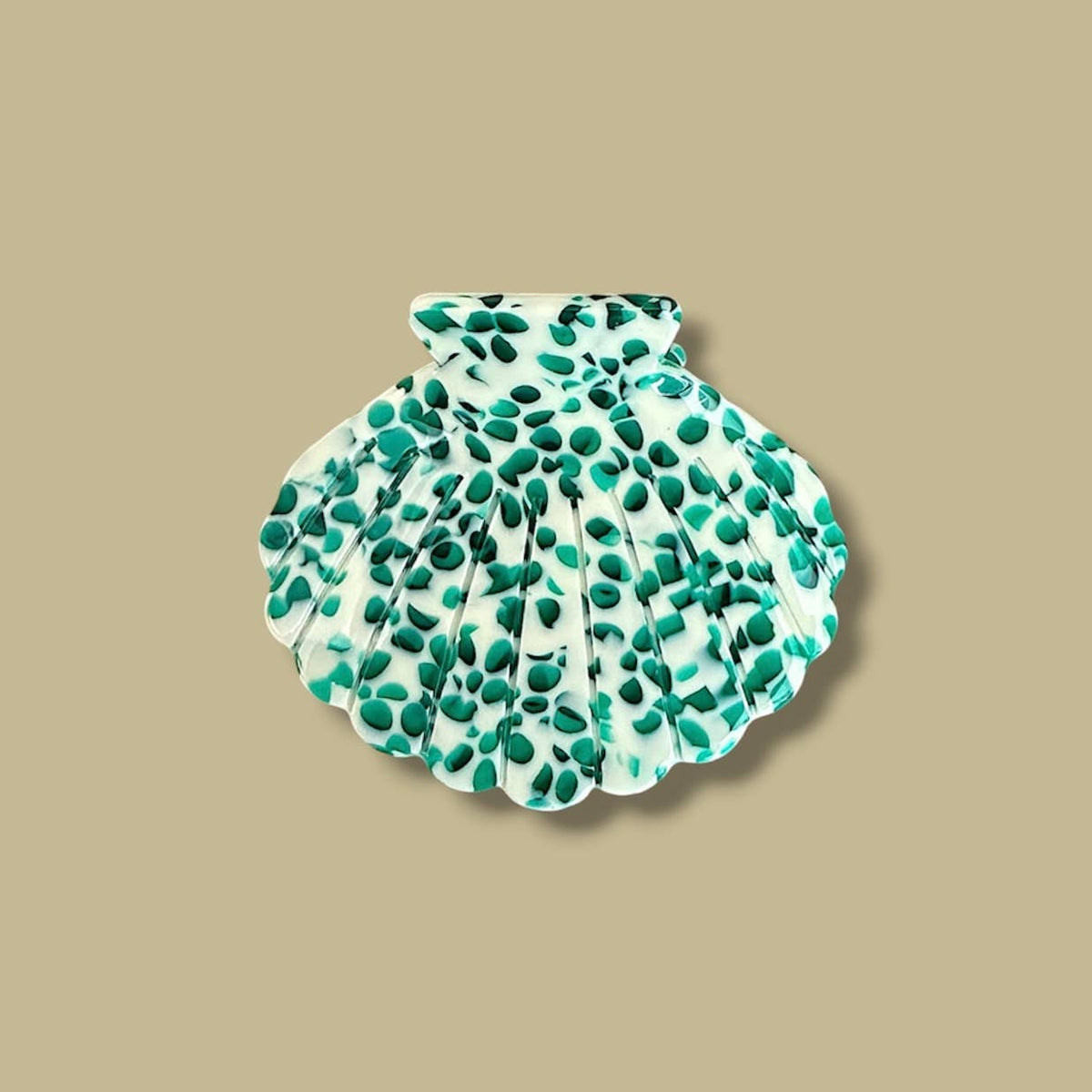 Pince coquillage MM - Dalmatien vert