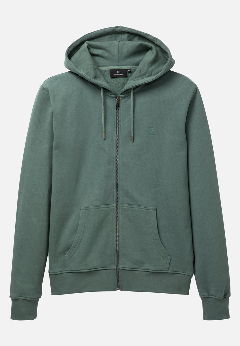 Pull à tirette et capuche BIRCH - Eucalyptus