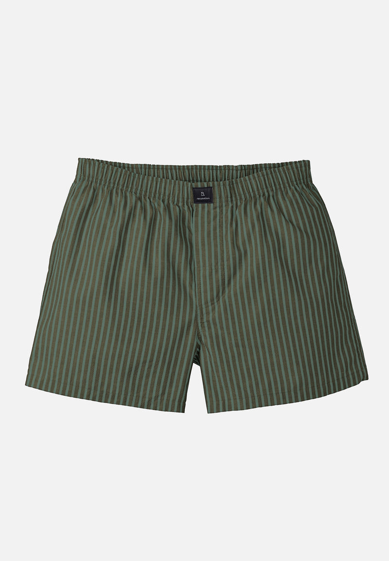 Caleçon américain AMARGO stripes - Olive