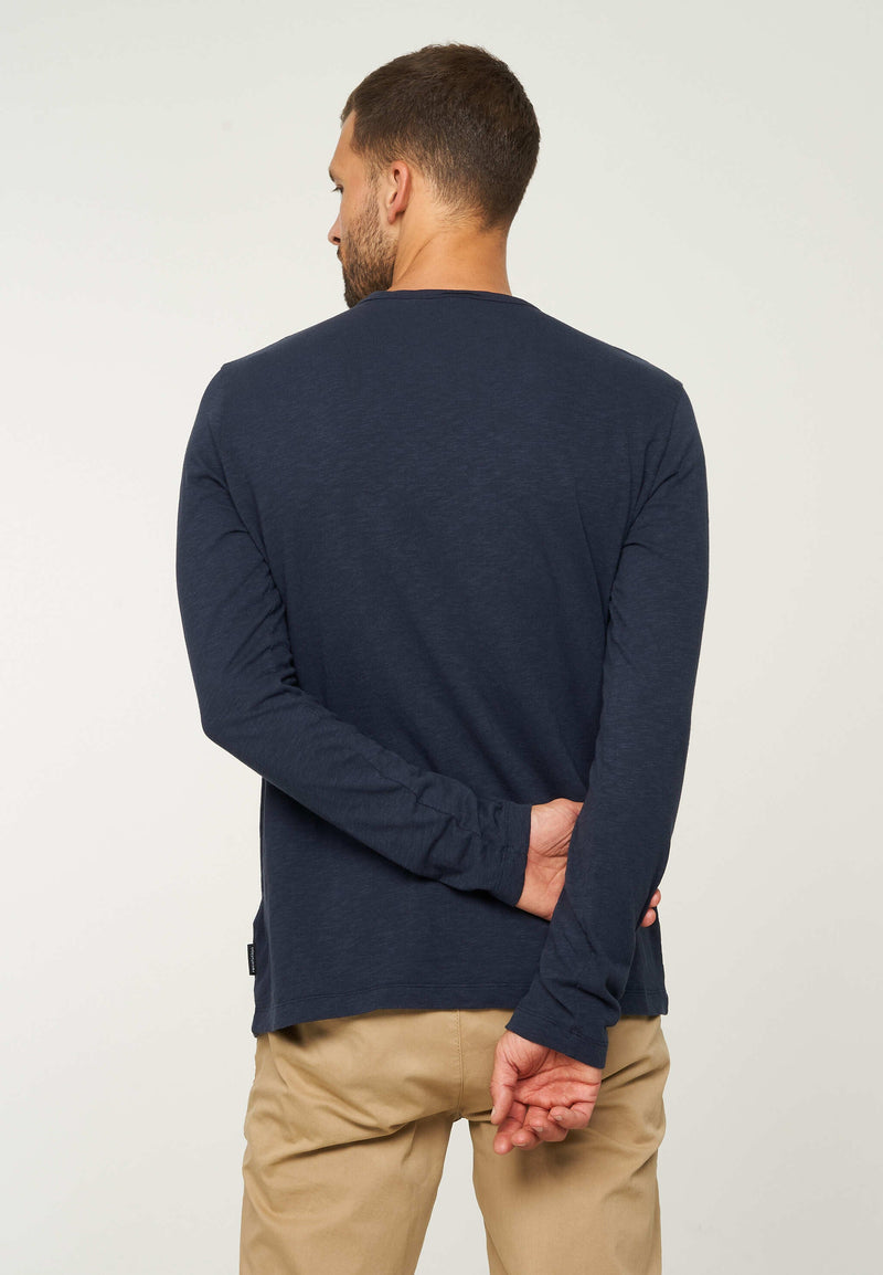 T-Shirt à manches longues MACA - Bleu marine